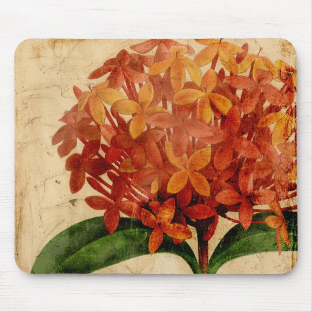 Vibrant Floral III Mouse Pad (Front)