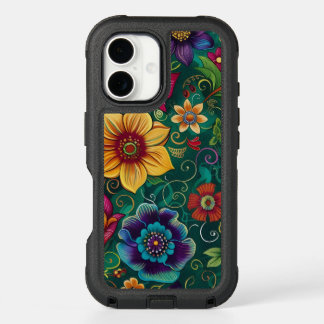 Vibrant Floral iPhone 16 Case