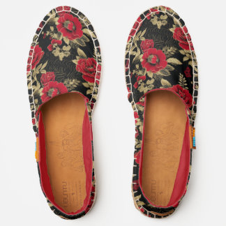 Vibrant Floral & Paisley Canvas Espadrilles