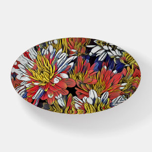 Vibrant Floral Paperweight