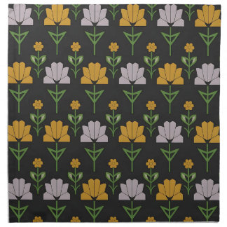 Vibrant Floral Pattern Cloth Napkin