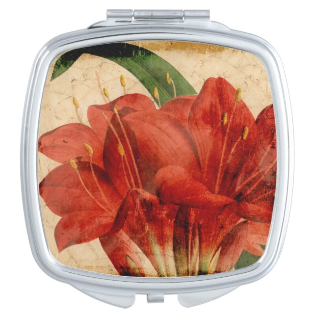 Vibrant Floral VIII Mirror For Makeup (Front)