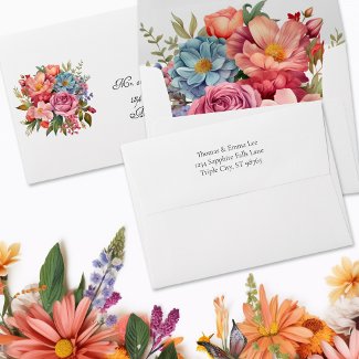 Vibrant Floral Watercolor