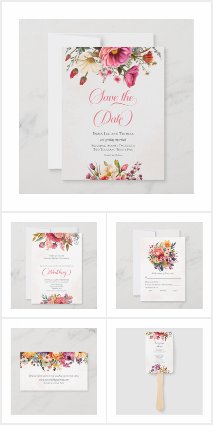 Vibrant Florals and Blushing Blooms Wedding