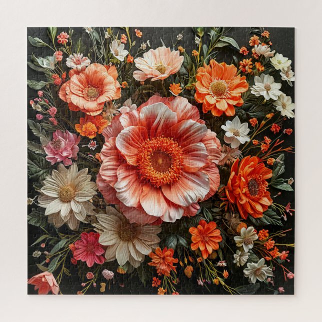 🌺 Vibrant Flower Bouquet Art For Puzzle Lovers 🌺 (Vertical)