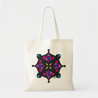 Vibrant Flower Budget Tote Bag