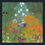 Vibrant Flower Garden - Gustav Klimt Poster<br><div class="desc">Bring timeless beauty and vibrant color to your space with this Gustav Klimt Flower Garden Poster. Inspired by Klimt’s iconic Art Nouveau style, this masterpiece captures a lush, blooming garden filled with vivid flowers and intricate patterns. The rich, textured brushwork and harmonious composition make this vintage landscape art print a...</div>