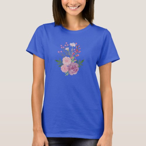 Vibrant Flower T_Shirt