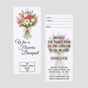 Vibrant Flowers Bouquet 9 - Fan Fun Raffle Tickets