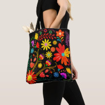 Vibrant Folk Art Floral – Colorful Boho Flower