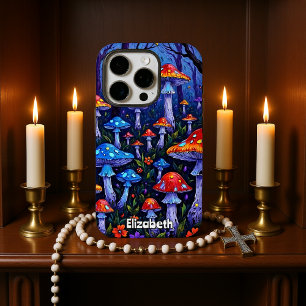 Vibrant Forest of Fungi iPhone 16 Pro Case