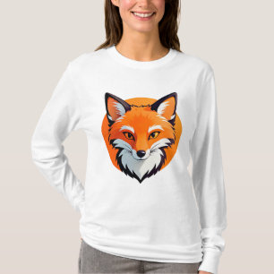 Vibrant Fox Head T-Shirt