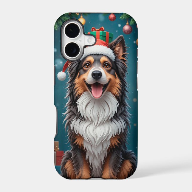 🐶 Vibrant Friendly Dog Expression Joy ✨ Playful  Iphone Case (Back)