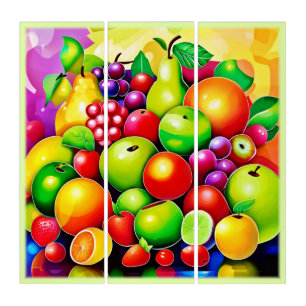 Vibrant Fruit Medley Art