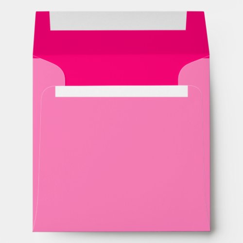 Vibrant Fuchsia Hot Pink Custom Friendly Decor Envelope