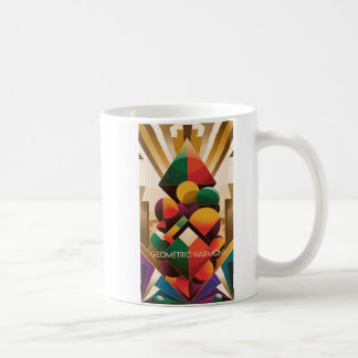 Vibrant Futuristic Art Deco Illustration Coffee Mug