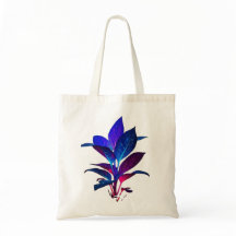 Vibrant Galaxy Leaf Tote Bag