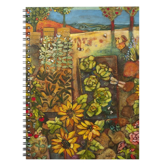 Vibrant Garden Notebook (Front)