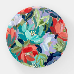 Vibrant Garden Symphony Paperweight
