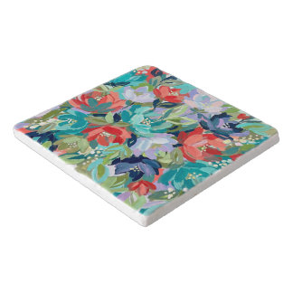 Vibrant Garden Symphony Trivet