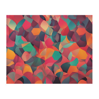 Vibrant Geometric Abstract Wall Art - Modern Color