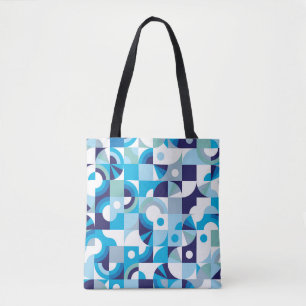 Vibrant Geometric: Modern Seamless Tote Bag