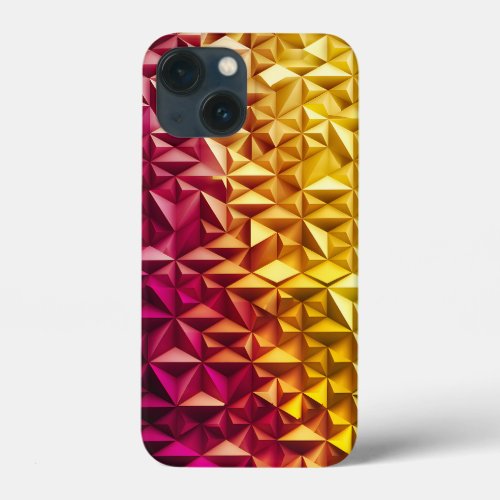 Vibrant Geometric Mosaic Pattern iPhone 13 Mini Case