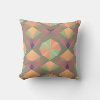 Vibrant Geometric Pillow - Soft Colors & Artistic
