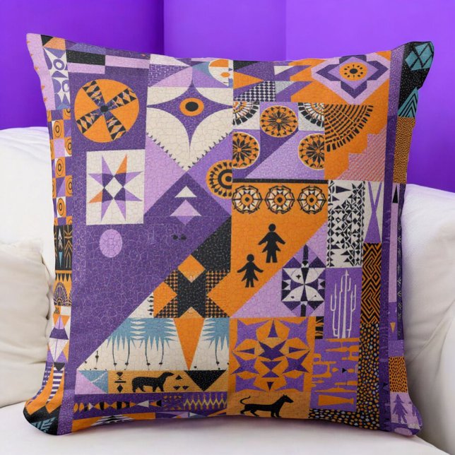 Vibrant Geometry Cushion (Creator Uploaded)