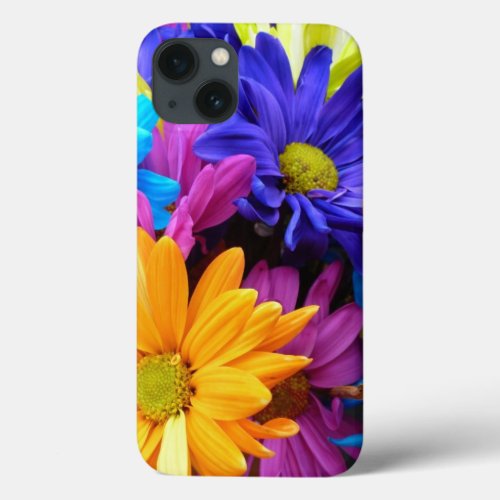 Vibrant Gerbera Daisy Bouquet iPhone 13 Case