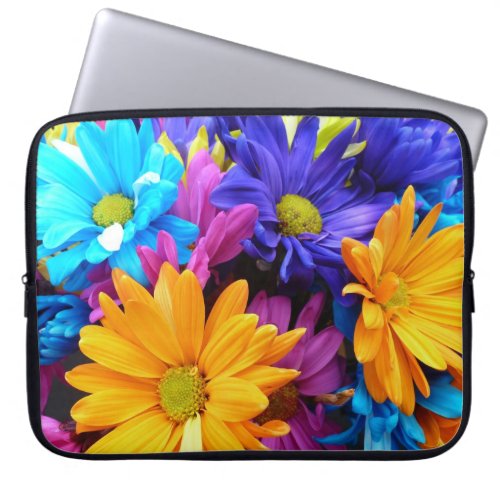 Vibrant Gerbera Daisy Bouquet Laptop Sleeve
