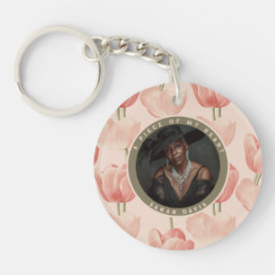 Vibrant Gifts For Teenage Girls Custom Tulip Keychain