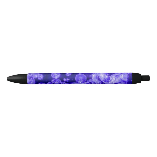 Vibrant Glowing Nautical Jellyfish Swarm Pen (Front)