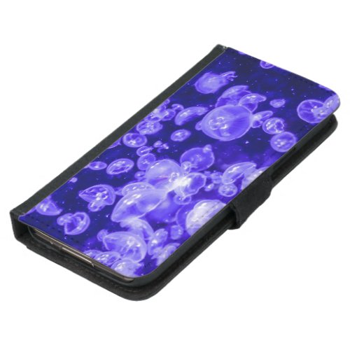 Vibrant Glowing Nautical Jellyfish Swarm Samsung Galaxy S5 Wallet Case