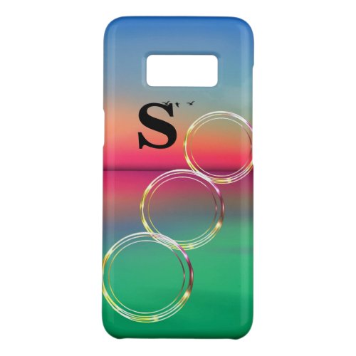 Vibrant Gradient Circular Pattern iPhone Case_Mate Samsung Galaxy S8 Case