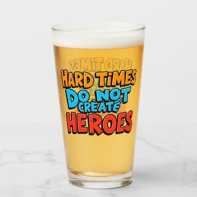 Vibrant Gradient Typographical Create Heroes  Glass (Front Filled)