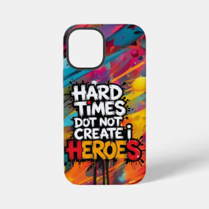 Vibrant Gradient Typographical Create Heroes iPhone 12 Mini Case