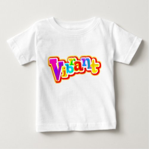 Vibrant graphic toddler t_shirt