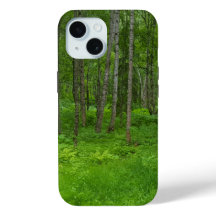 Vibrant Green Forest Serenity