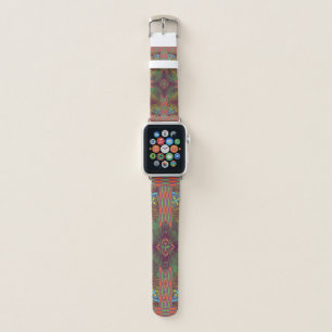 Vibrant Green Mandala Apple Watch Band