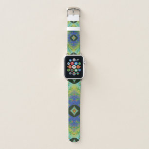 Vibrant Green Mandala Apple Watch Band