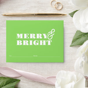 Vibrant Green Money Envelopes