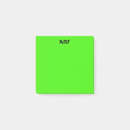 Vibrant Green Post_it Notes