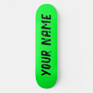 Vibrant Green Skateboard
