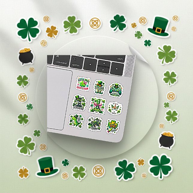 Vibrant Green St. Patrick’s Day Kids Pack Sticker (Creator Uploaded)