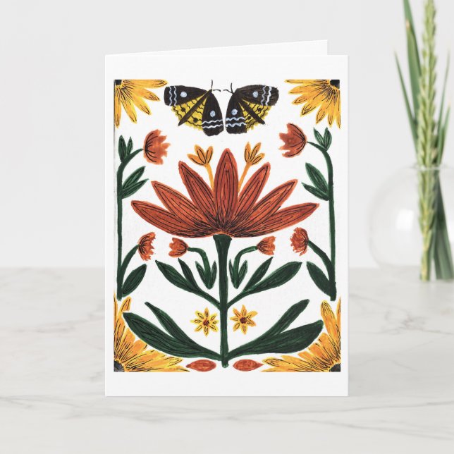Vibrant Greeting Card (Front)