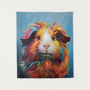 Vibrant Guinea Pig Tapestry
