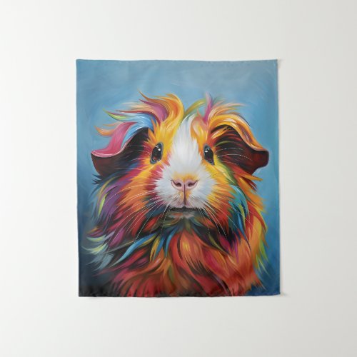 Vibrant Guinea Pig Tapestry