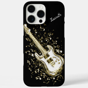 Vibrant Guitar Lights the Stage iPhone 16 Pro Max Case