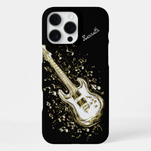 Vibrant Guitar Lights the Stage iPhone 16 Pro Max Case